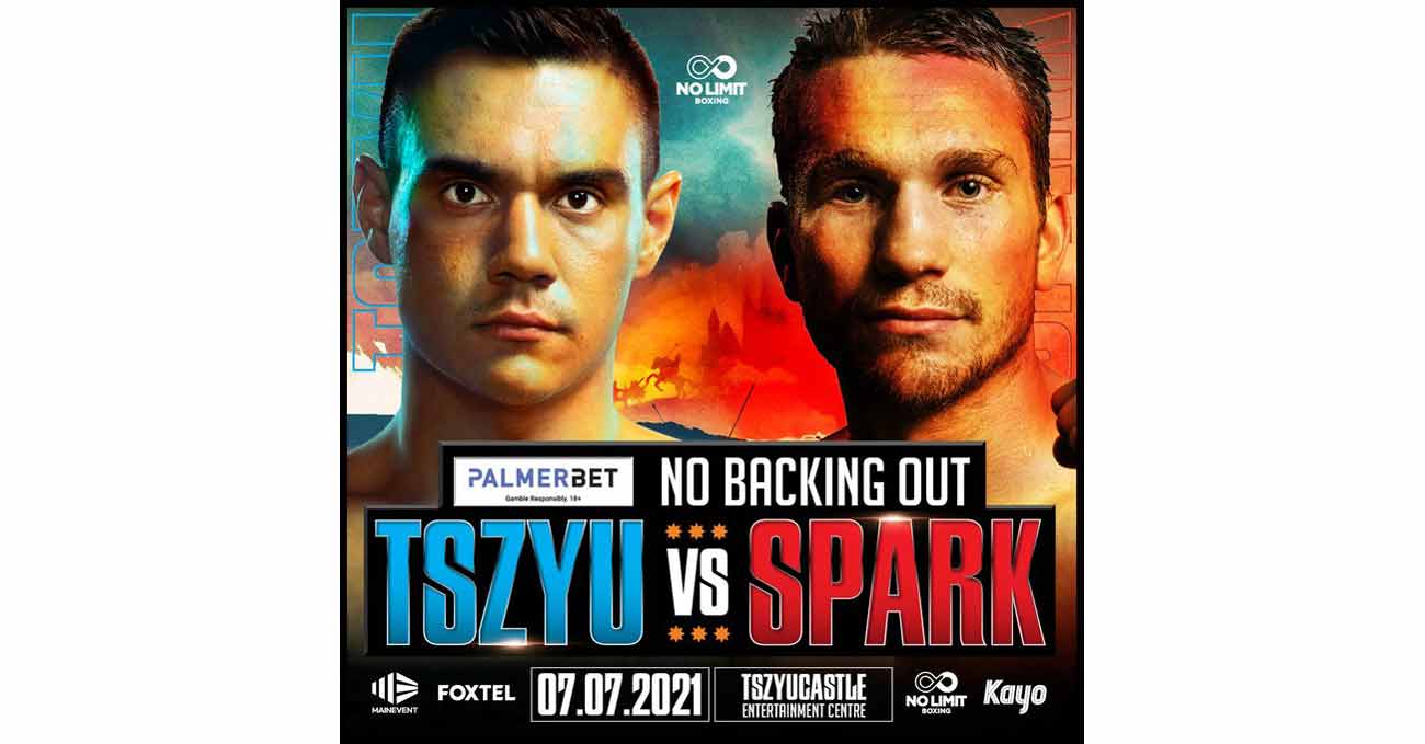 Tim Tszyu vs Steve Spark full fight video poster 2021-07-07