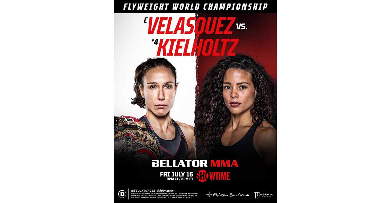 Juliana Velasquez vs Denise Kielholtz full fight video Bellator 262 poster