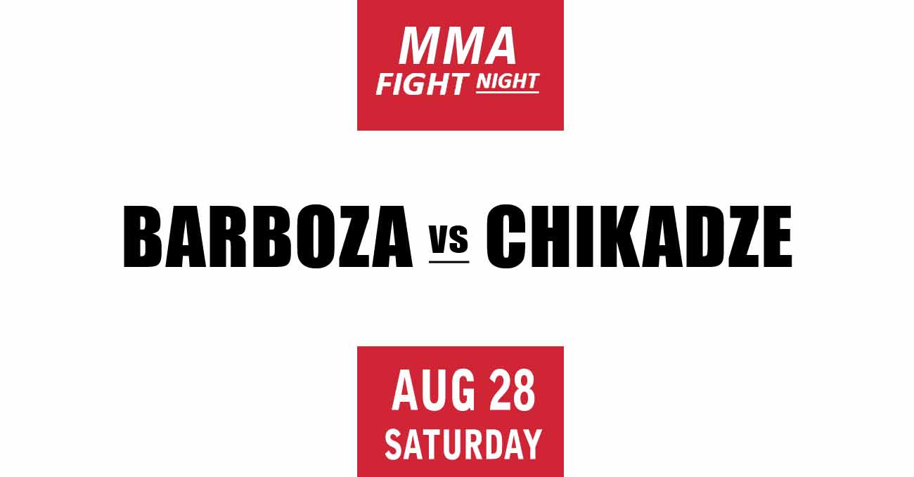 Edson Barboza vs Giga Chikadze full fight video UFC Vegas 35 poster by ATBF