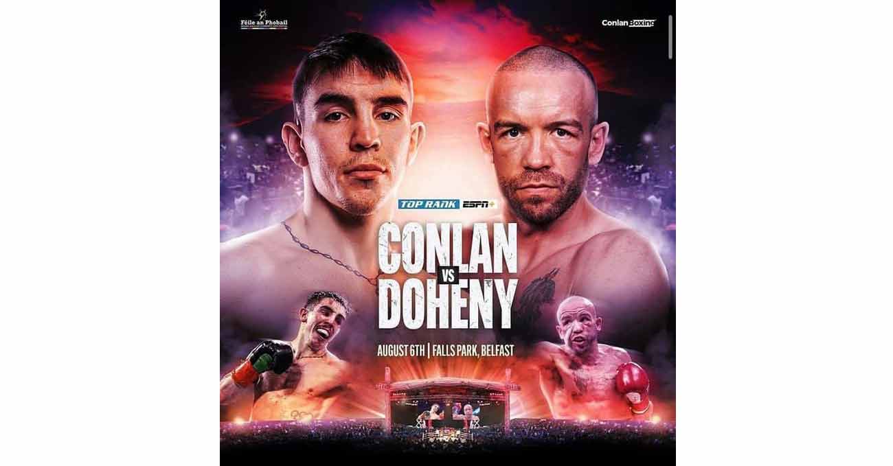 Michael Conlan vs TJ Doheny full fight video poster 2021-08-06