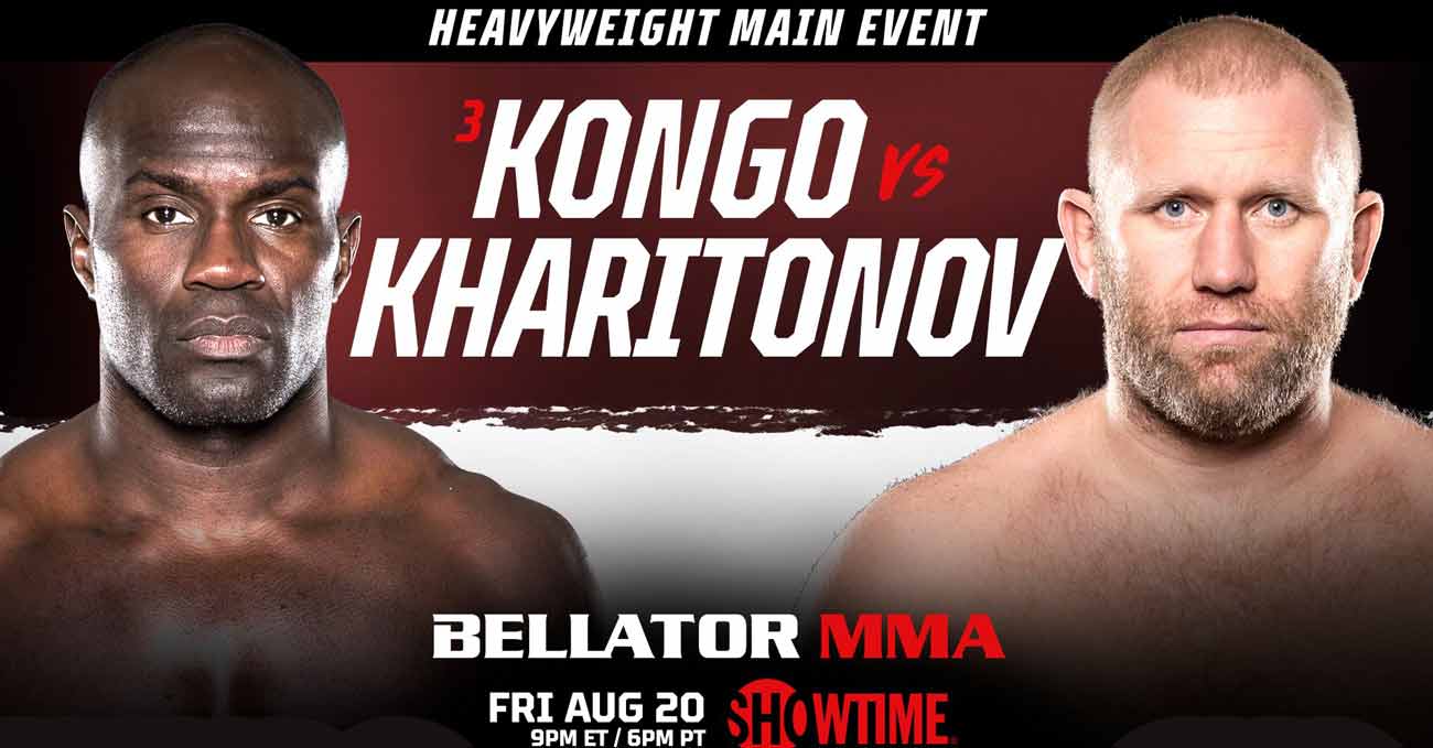 Cheick Kongo vs Sergei Kharitonov full fight video Bellator 265 poster