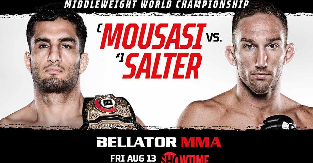 Gegard Mousasi vs John Salter full fight video Bellator 264 poster