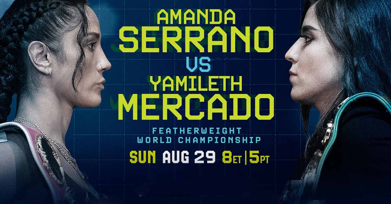 Amanda Serrano vs Yamileth Mercado full fight video poster 2021-08-29