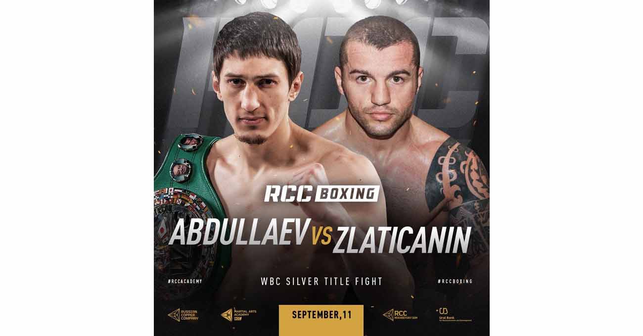 Zaur Abdullaev vs Dejan Zlaticanin full fight video poster 2021-09-11