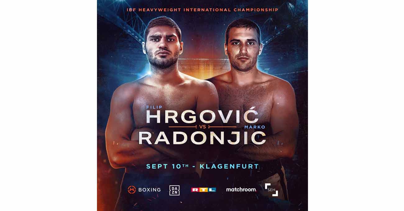 Filip Hrgovic vs Marko Radonjic full fight video poster 2021-09-10