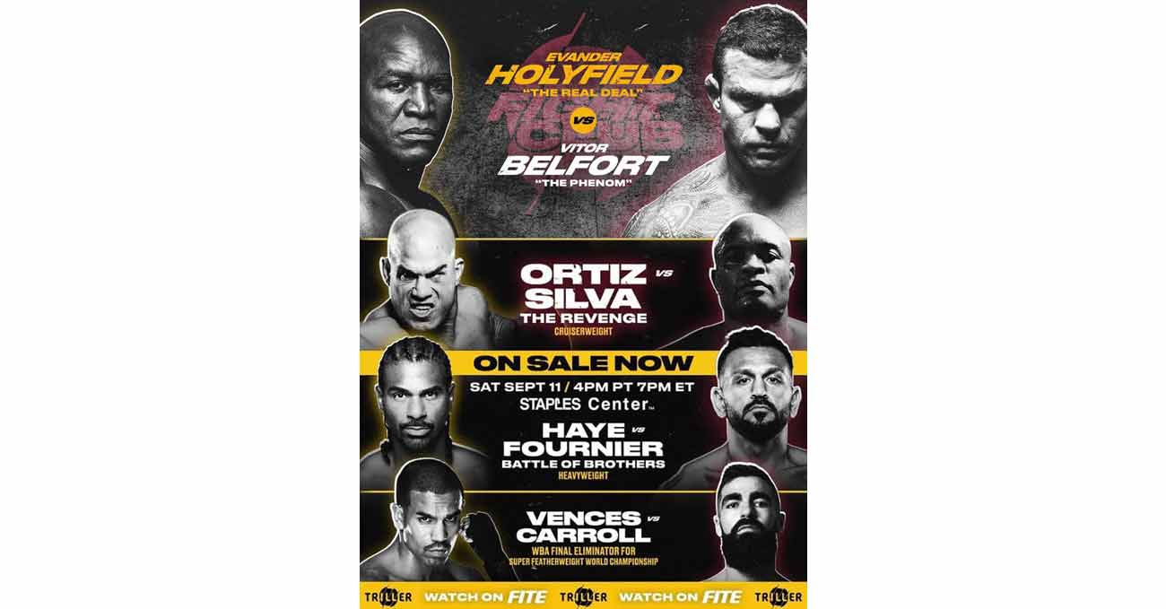 Poster of Holyfield vs Belfort 2021-09-11