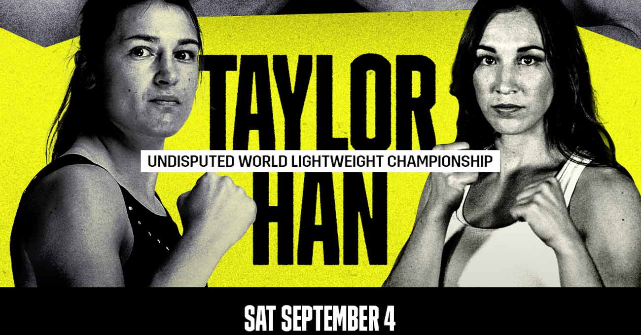 Katie Taylor vs Jennifer Han full fight video poster 2021-09-04