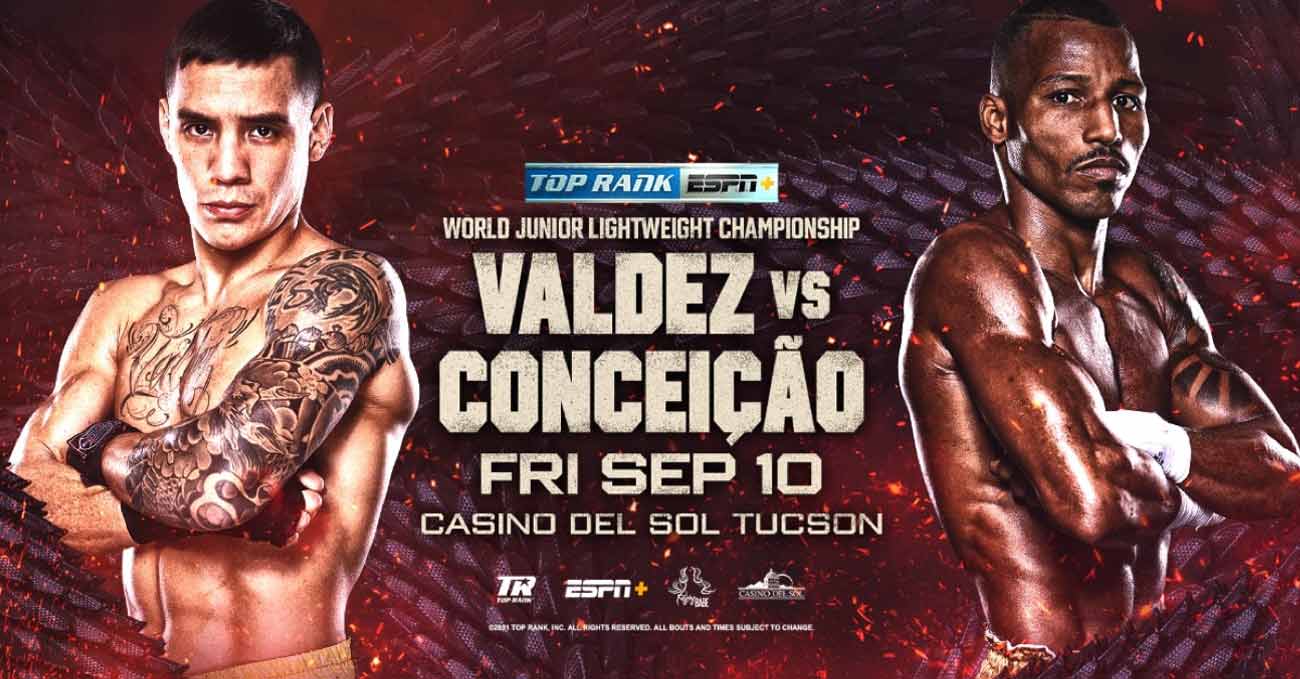 Oscar Valdez vs Robson Conceicao full fight video poster 2021-09-10