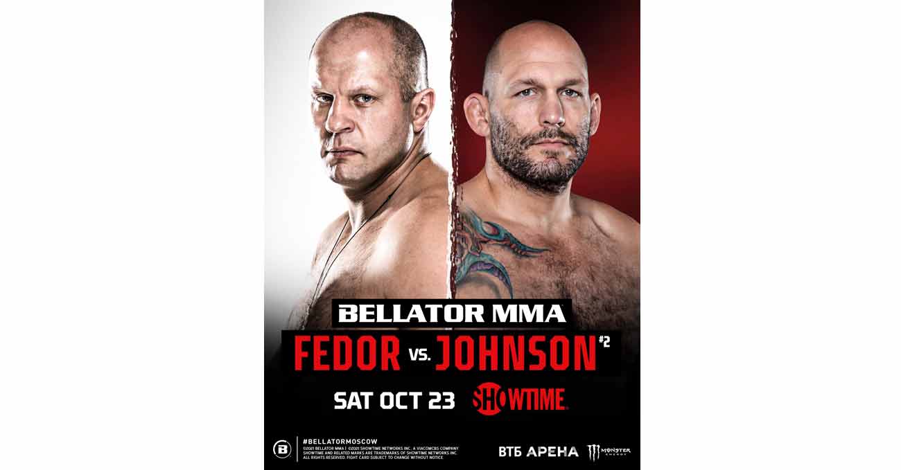 Poster of Bellator 269: Fedor vs Johnson