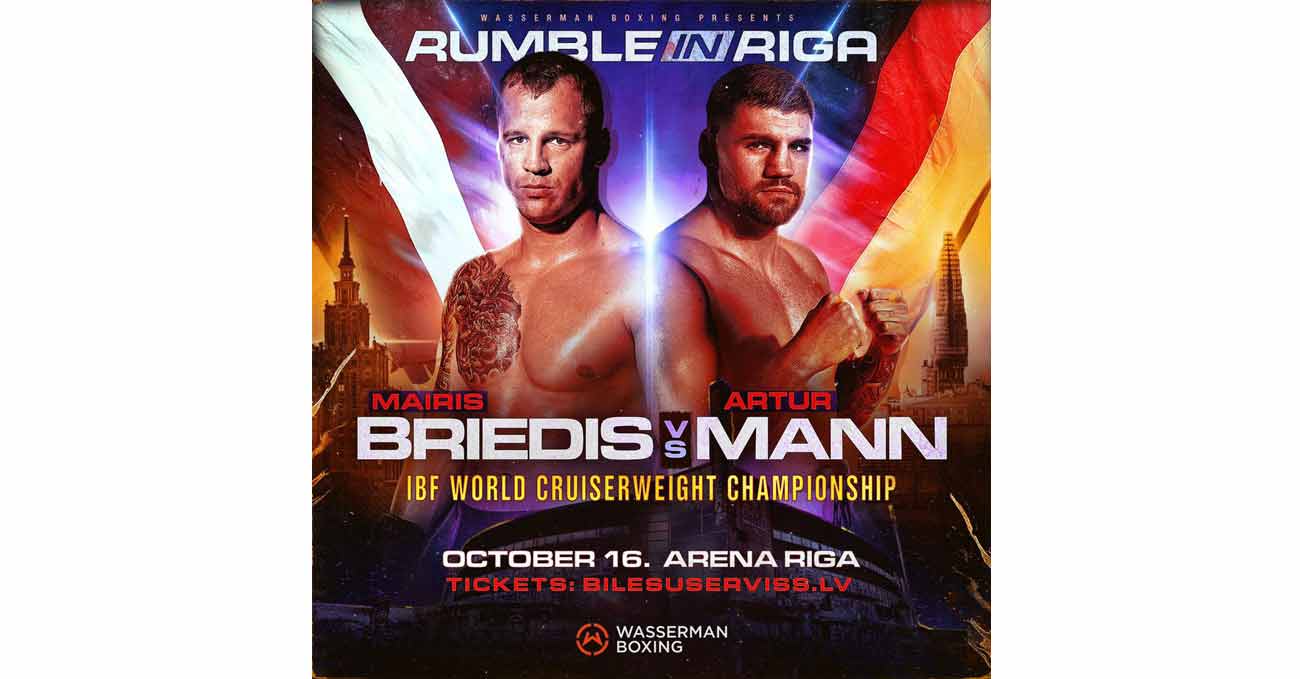 Mairis Briedis vs Artur Mann full fight video poster 2021-10-16