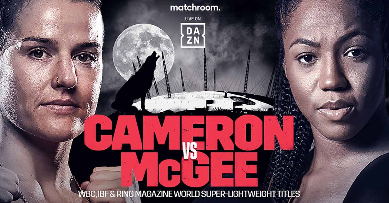 Chantelle Cameron vs Mary McGee full fight video poster 2021-10-30