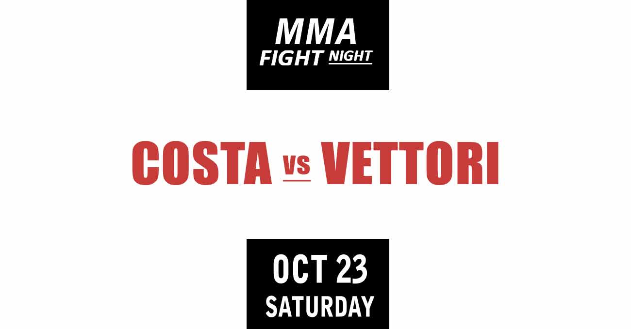 Paulo Costa vs Marvin Vettori full fight video UFC Vegas 41 poster by ATBF