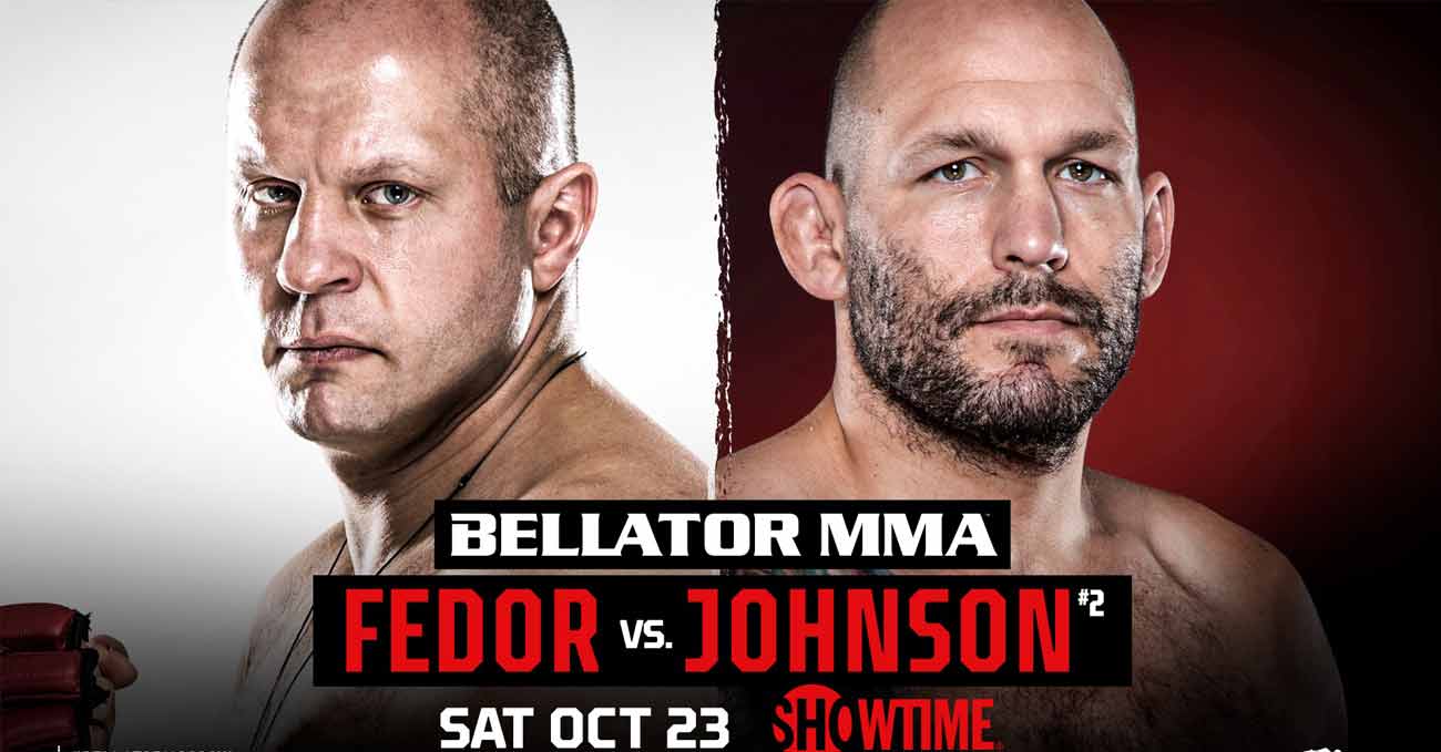 Fedor Emelianenko vs Timothy Johnson full fight video Bellator 269 poster