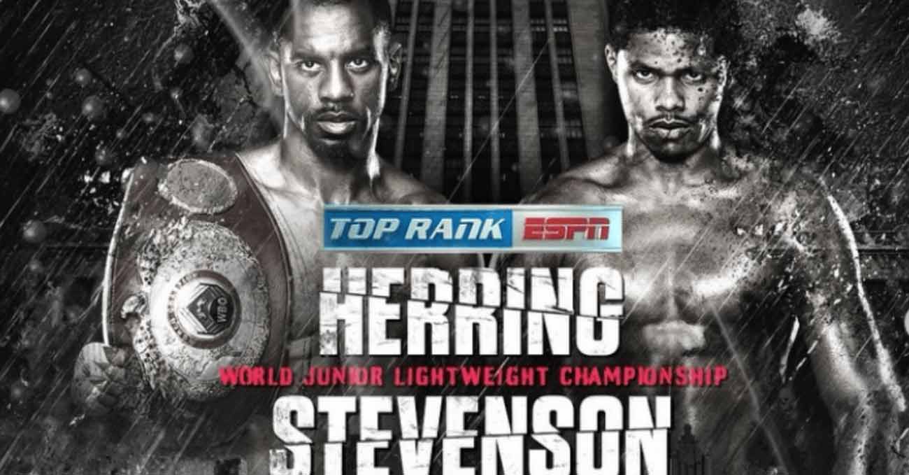 Jamel Herring vs Shakur Stevenson full fight video poster 2021-10-23