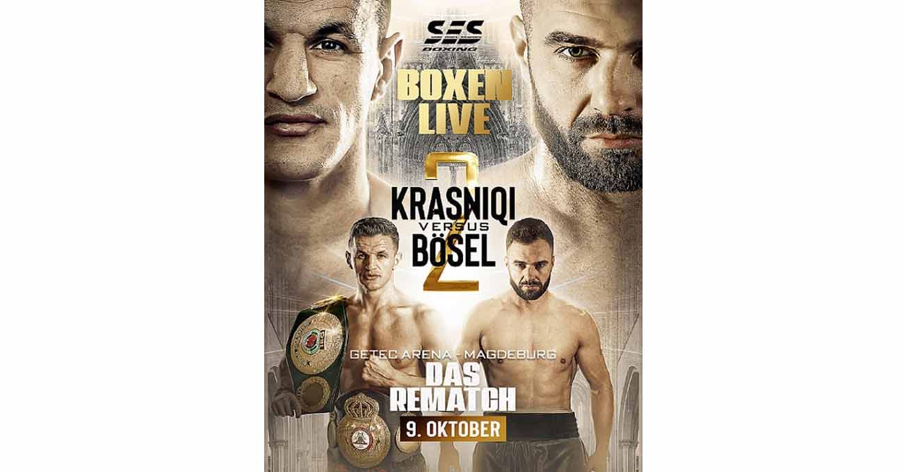 Robin Krasniqi vs Dominic Boesel 2 full fight video poster 2021-10-09