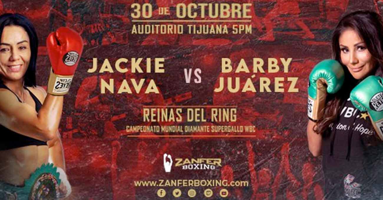 Jackie Nava vs Mariana Juarez full fight video poster 2021-10-30