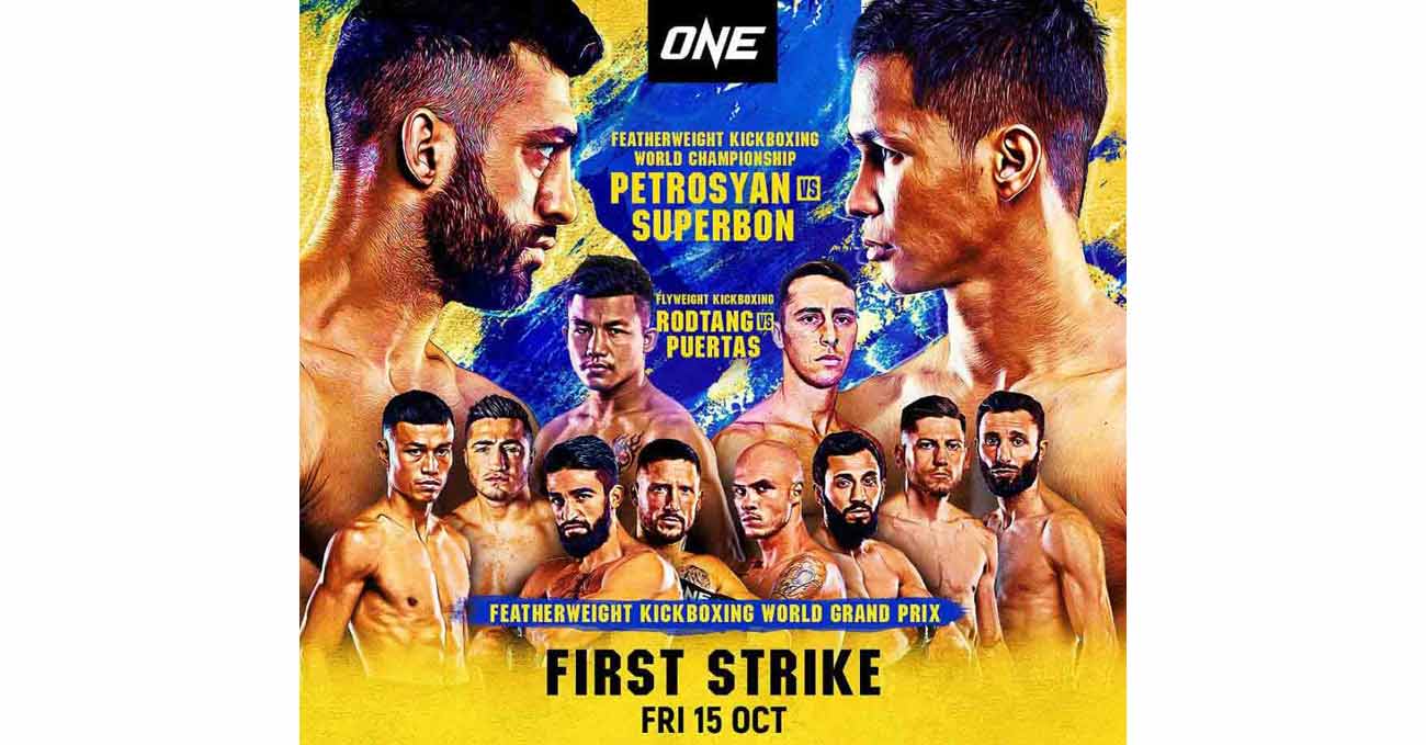 Giorgio Petrosyan vs Superbon Banchamek full fight video ONE First Strike poster