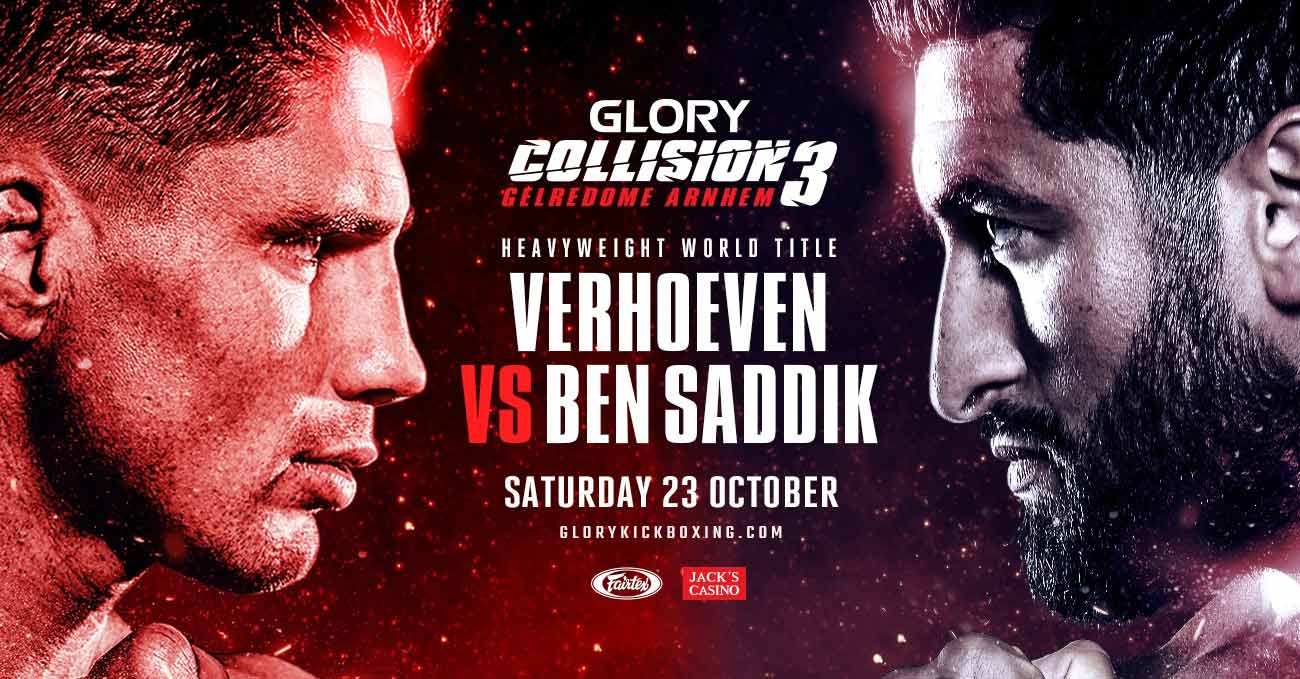 Definitief Overblijvend surfen Rico Verhoeven vs Ben Saddik 3 FULL fight Video Glory Collision 3 - 2021