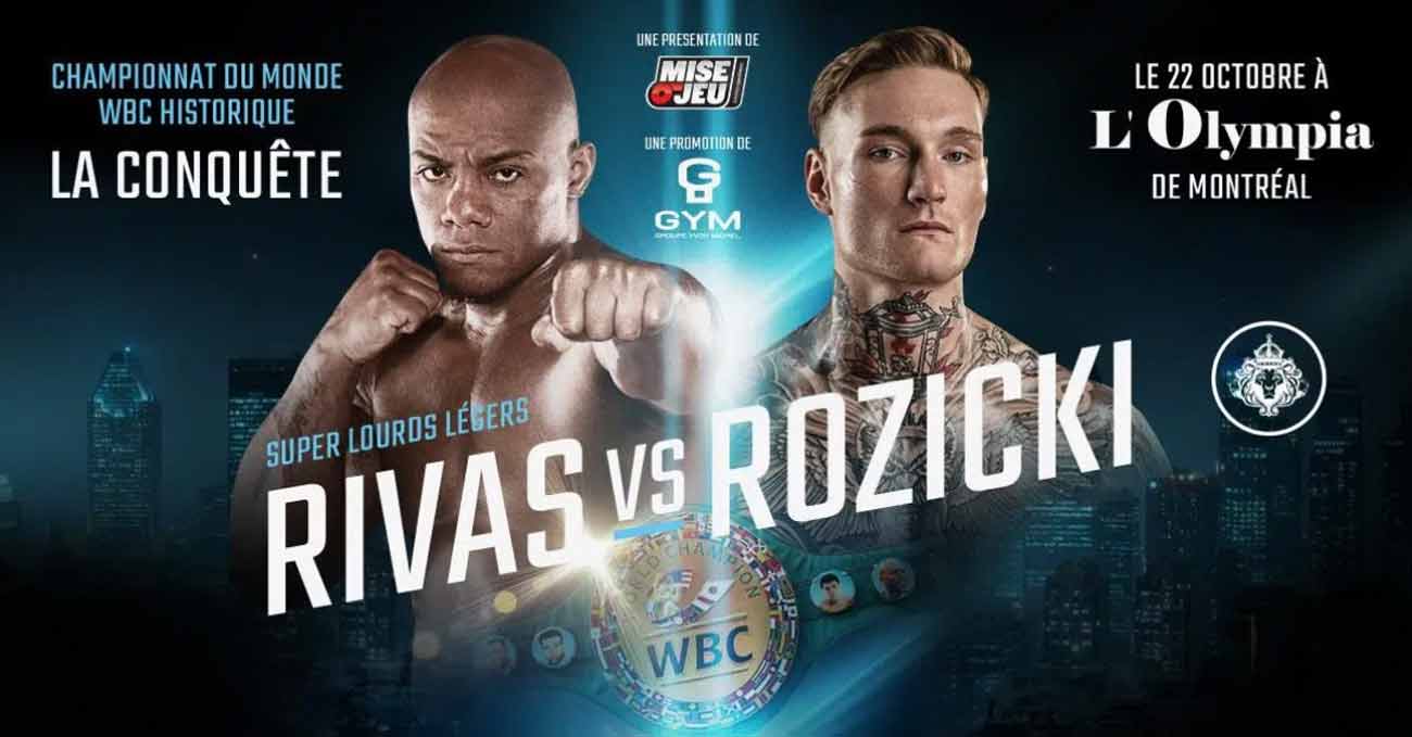 Oscar Rivas vs Ryan Rozicki full fight video poster 2021-10-22