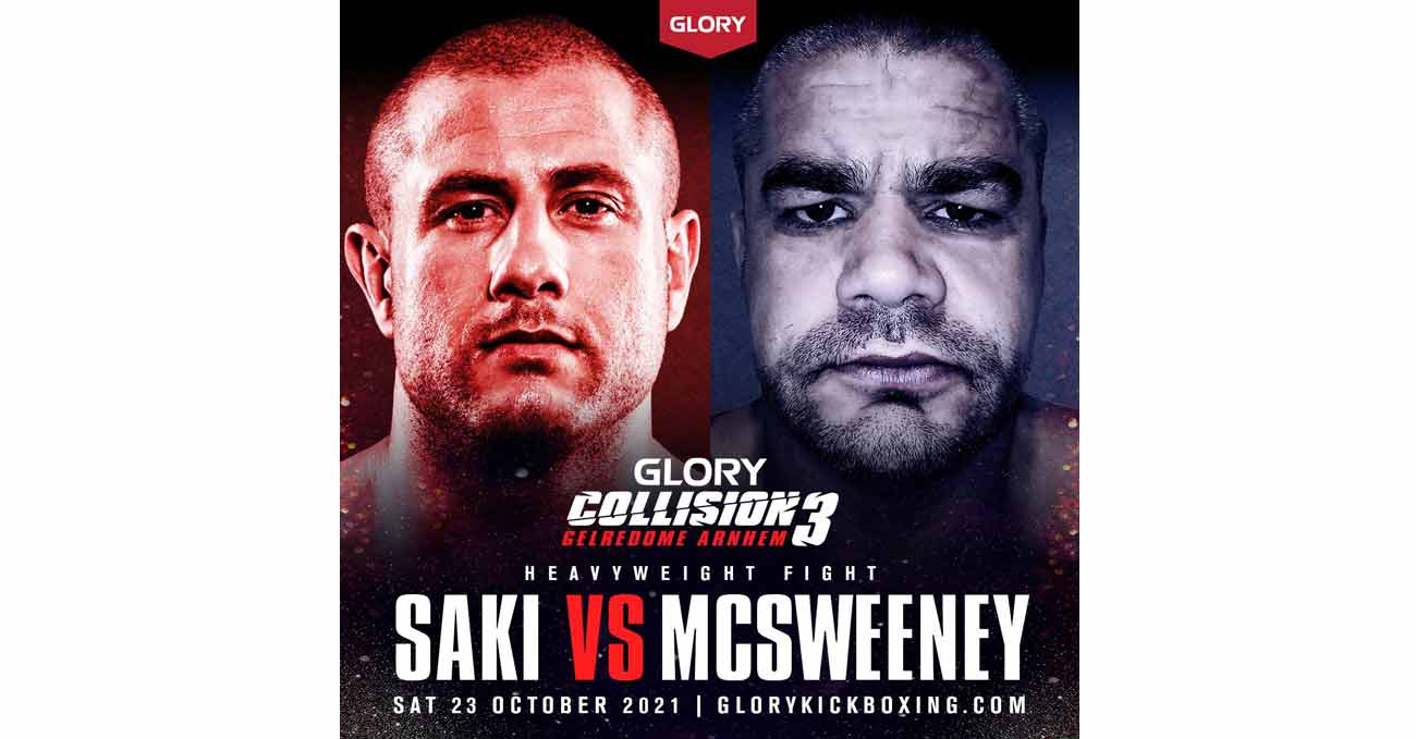 Gokhan Saki vs James McSweeney full fight video Glory Collision 3 poster