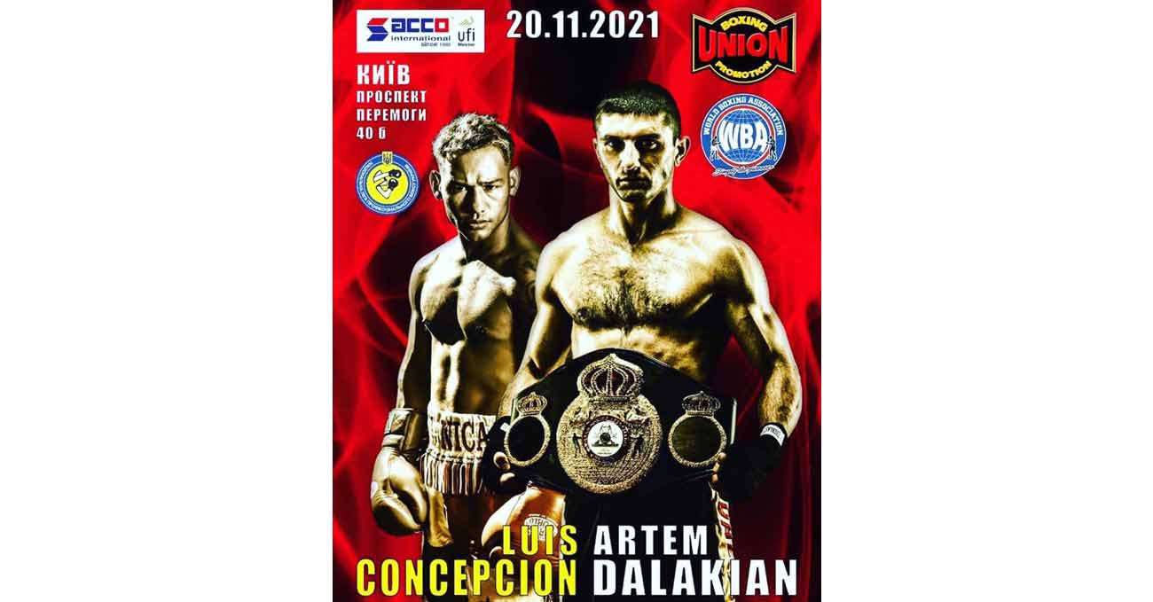 Artem Dalakian vs Luis Concepcion full fight video poster 2021-11-20