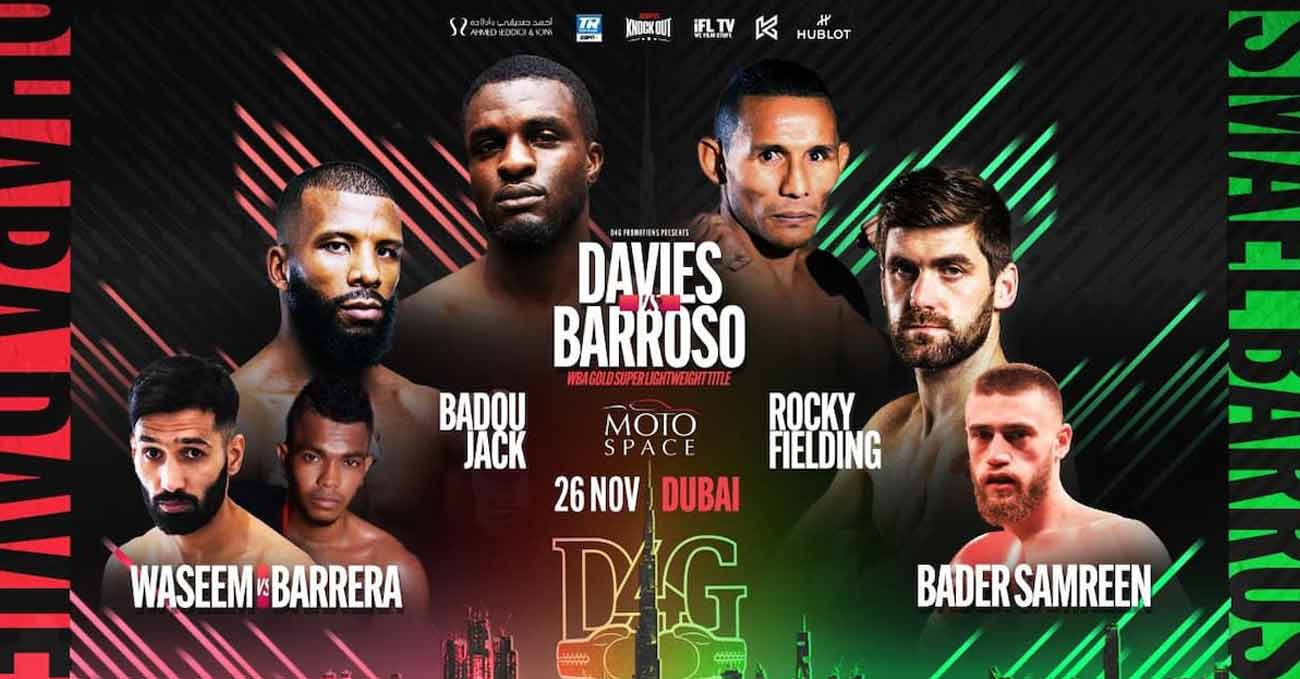 Ohara Davies vs Ismael Barroso full fight video poster 2021-11-26