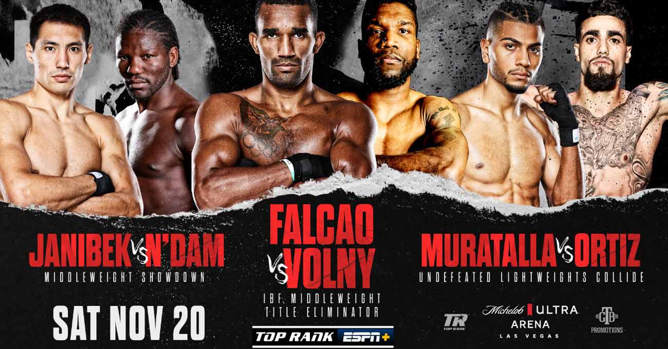 Esquiva Falcao vs Patrice Volny full fight video poster 2021-11-20