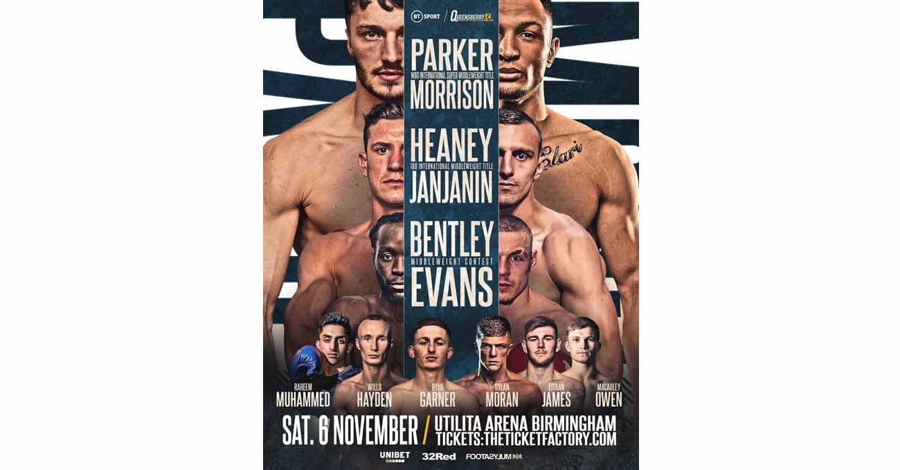 Zach Parker vs Marcus Morrison full fight video poster 2021-11-06