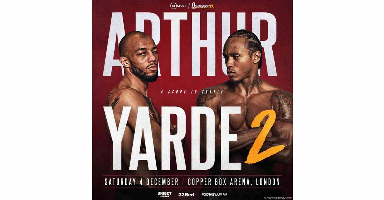 Lyndon Arthur vs Anthony Yarde 2 full fight video poster 2021-12-04