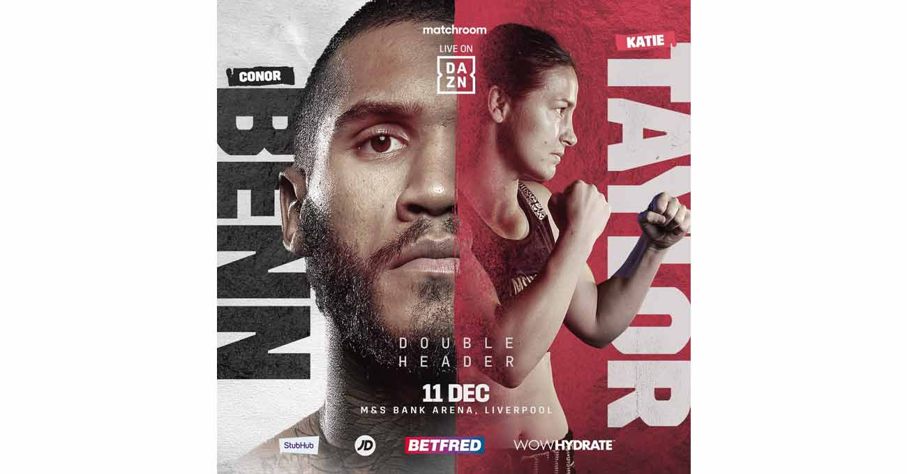 Conor Benn vs Chris Algieri full fight video poster 2021-12-11