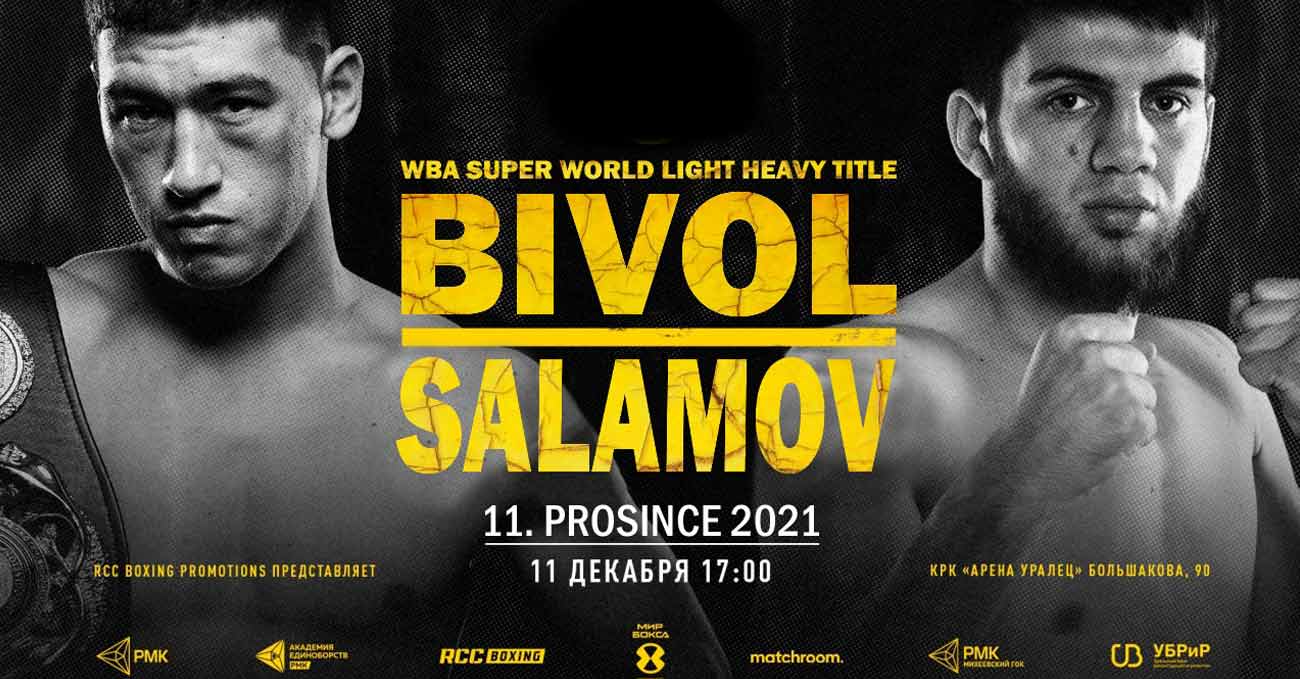 Dmitry Bivol vs Umar Salamov full fight video poster 2021-12-11