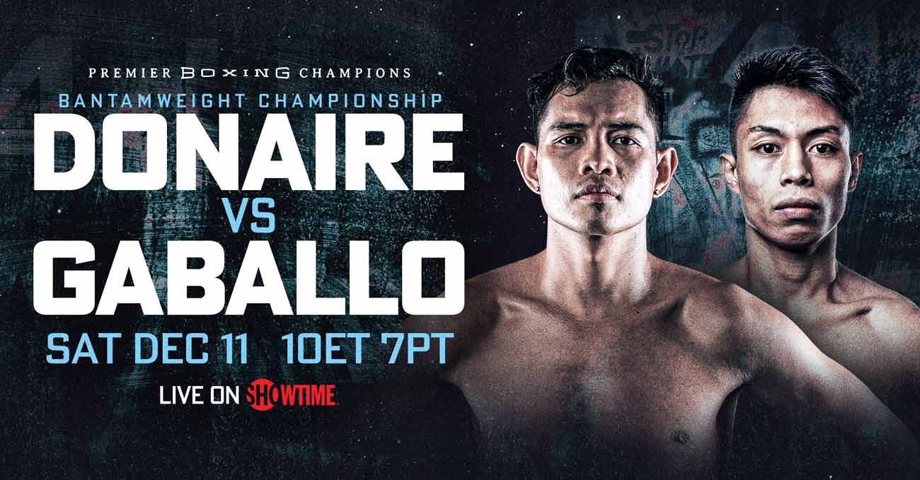 Nonito Donaire vs Reymart Gaballo full fight video poster 2021-12-11