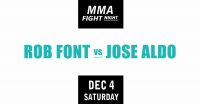 Poster of Font vs Aldo Ufc Vegas 44 designed by AllTheBestFights