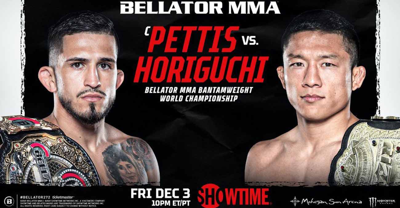 Sergio Pettis vs Kyoji Horiguchi full fight video Bellator 272 poster