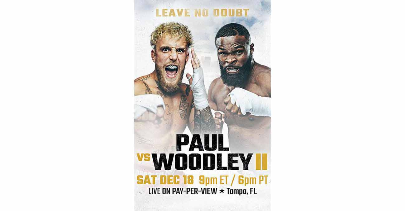 Poster of Paul vs Woodley 2 2021-12-18