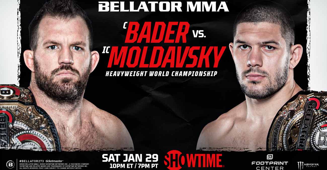 Ryan Bader vs Valentin Moldavsky full fight video Bellator 273 poster