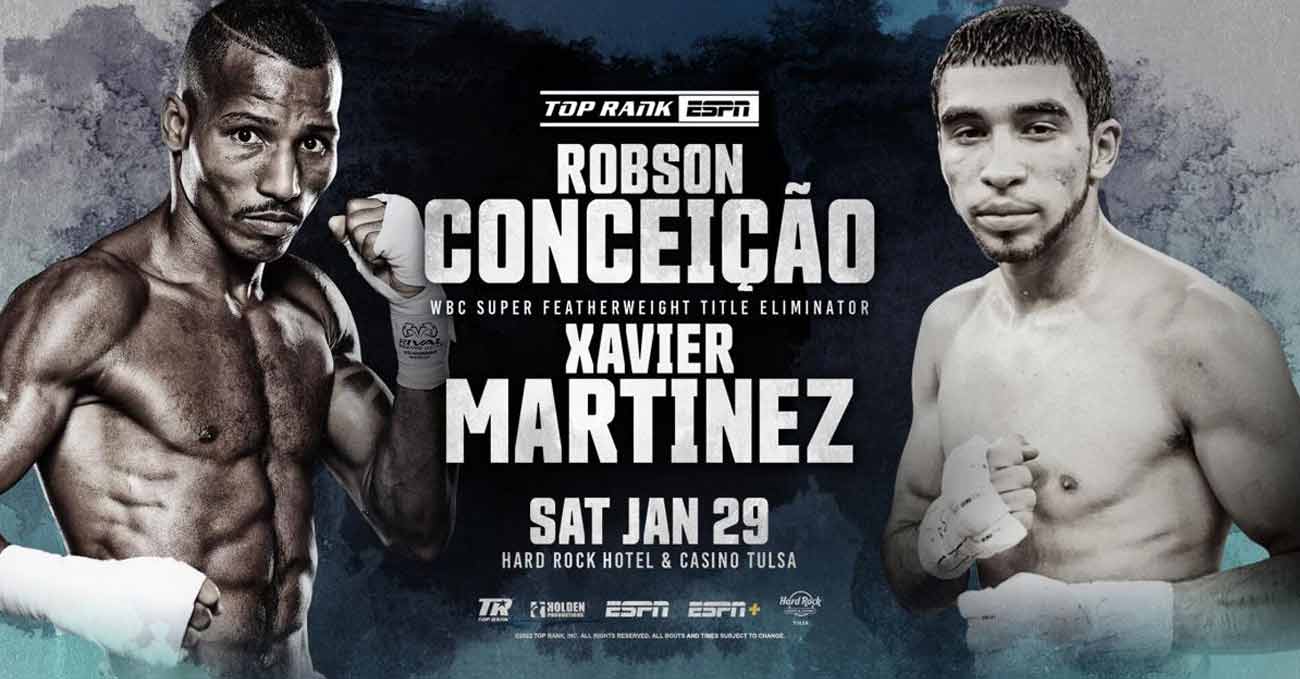 Robson Conceicao vs Xavier Martinez full fight video poster 2022-01-29