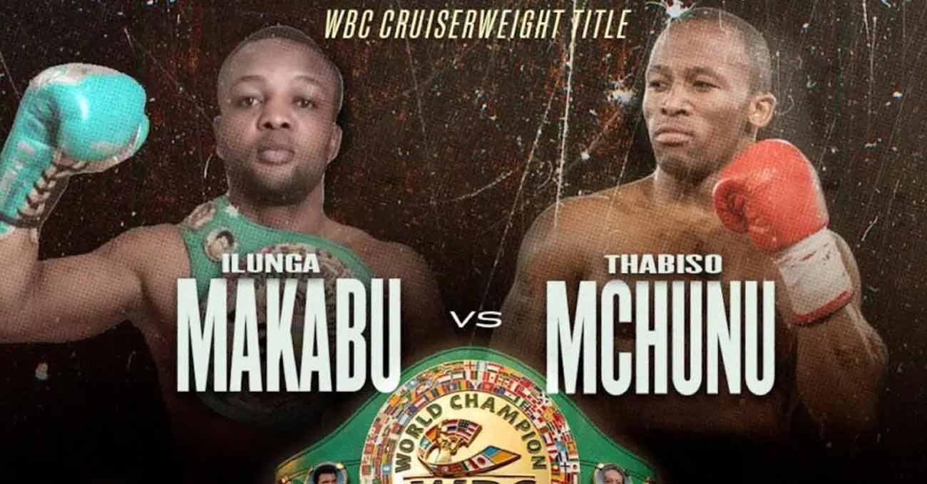 Ilunga Makabu vs Thabiso Mchunu 2 full fight video poster 2022-01-29