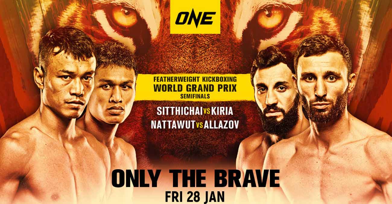 Sitthichai Sitsongpeenong vs Davit Kiria 3 full fight video ONE Only the Brave poster