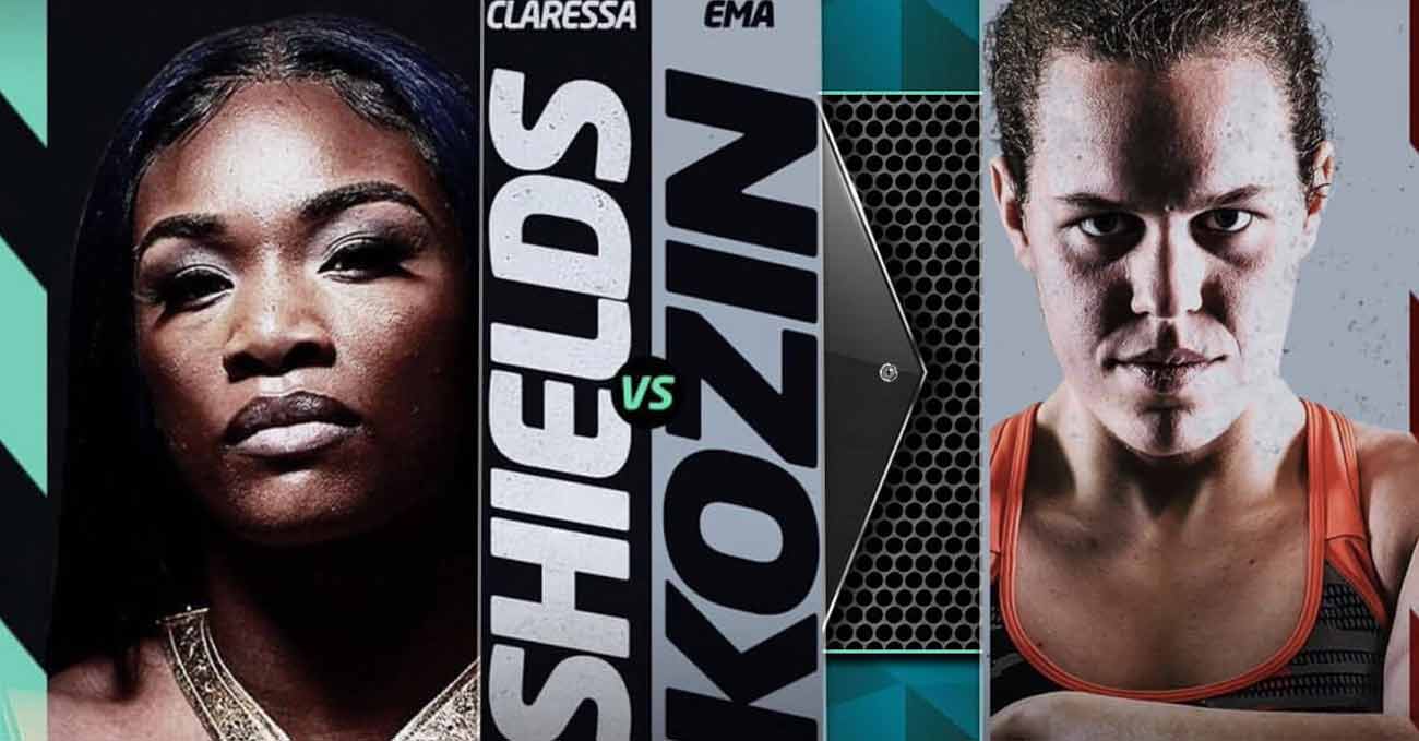 Claressa Shields vs Ema Kozin full fight video poster 2022-02-05