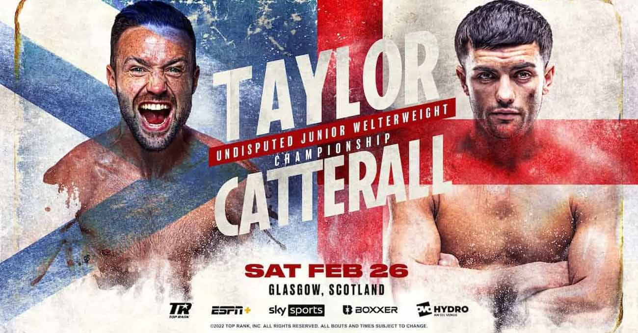 Josh Taylor vs Jack Catterall full fight video poster 2022-02-26
