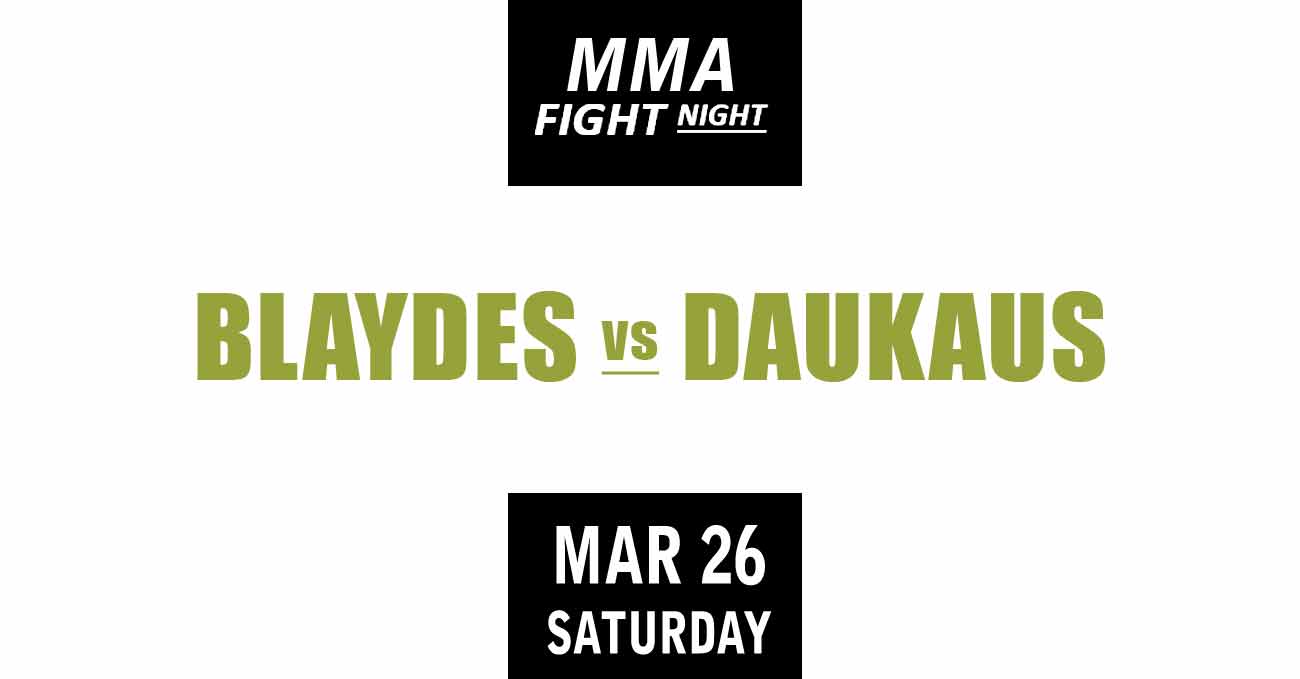 Curtis Blaydes vs Chris Daukaus full fight video UFC Columbus poster by ATBF