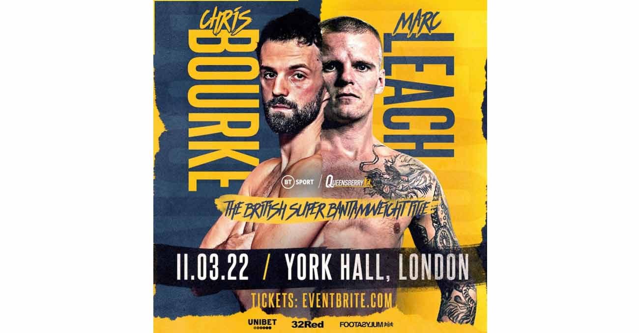 Chris Bourke vs Marc Leach full fight video poster 2022-03-11