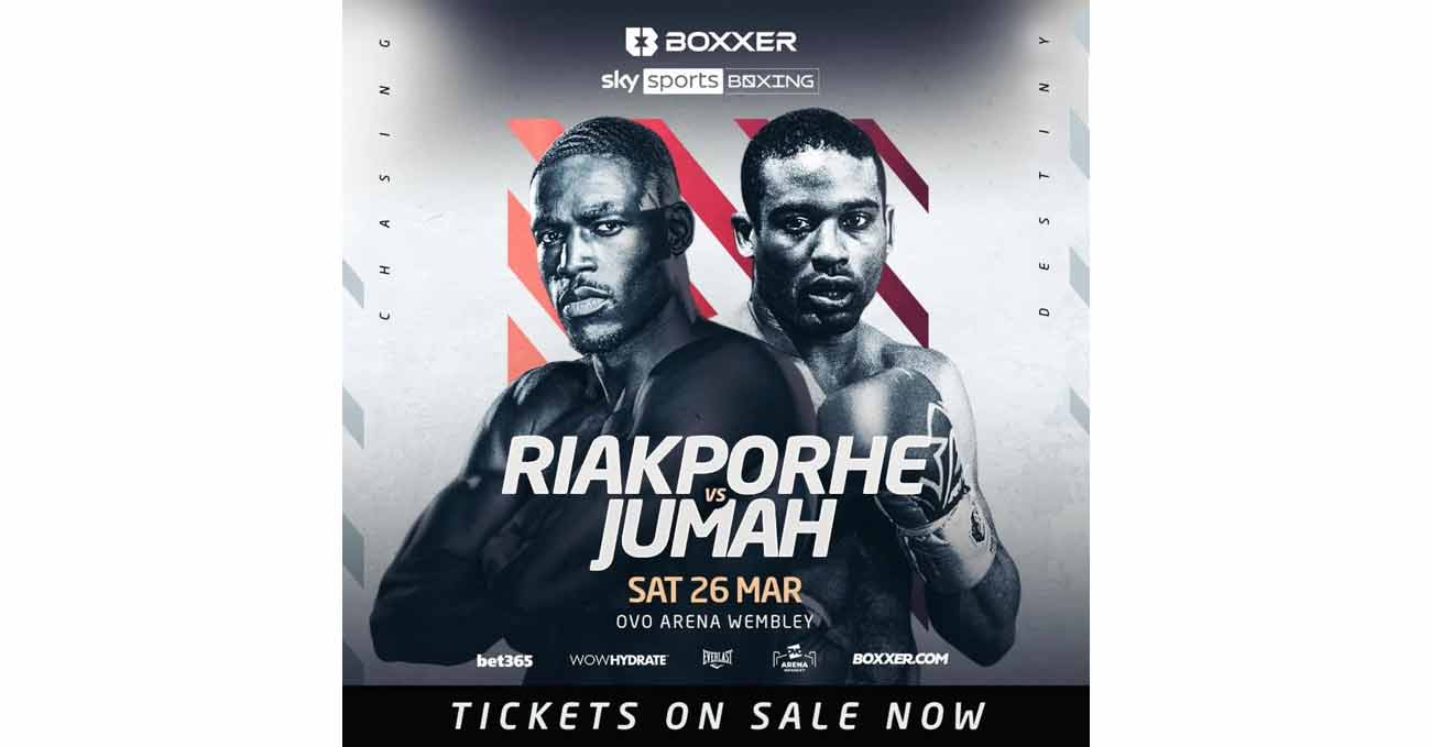 Richard Riakporhe vs Deion Jumah full fight video poster 2022-03-26