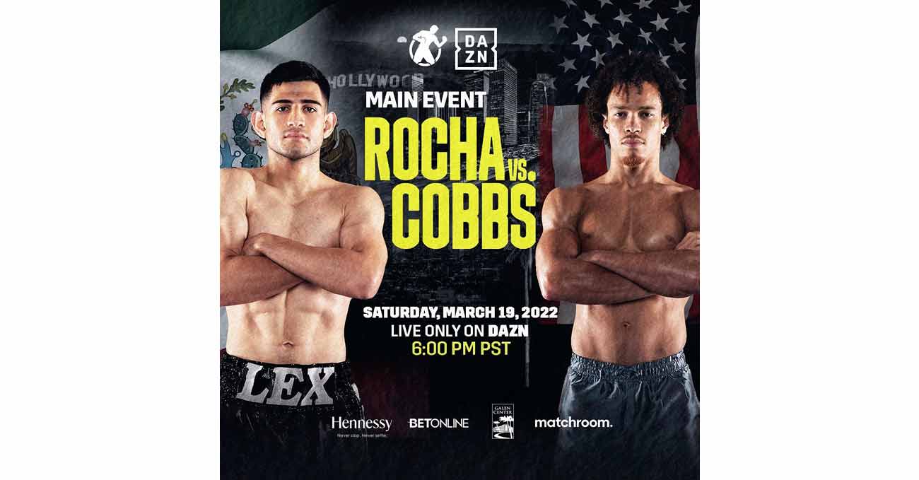 Alexis Rocha vs Blair Cobbs full fight video poster 2022-03-19