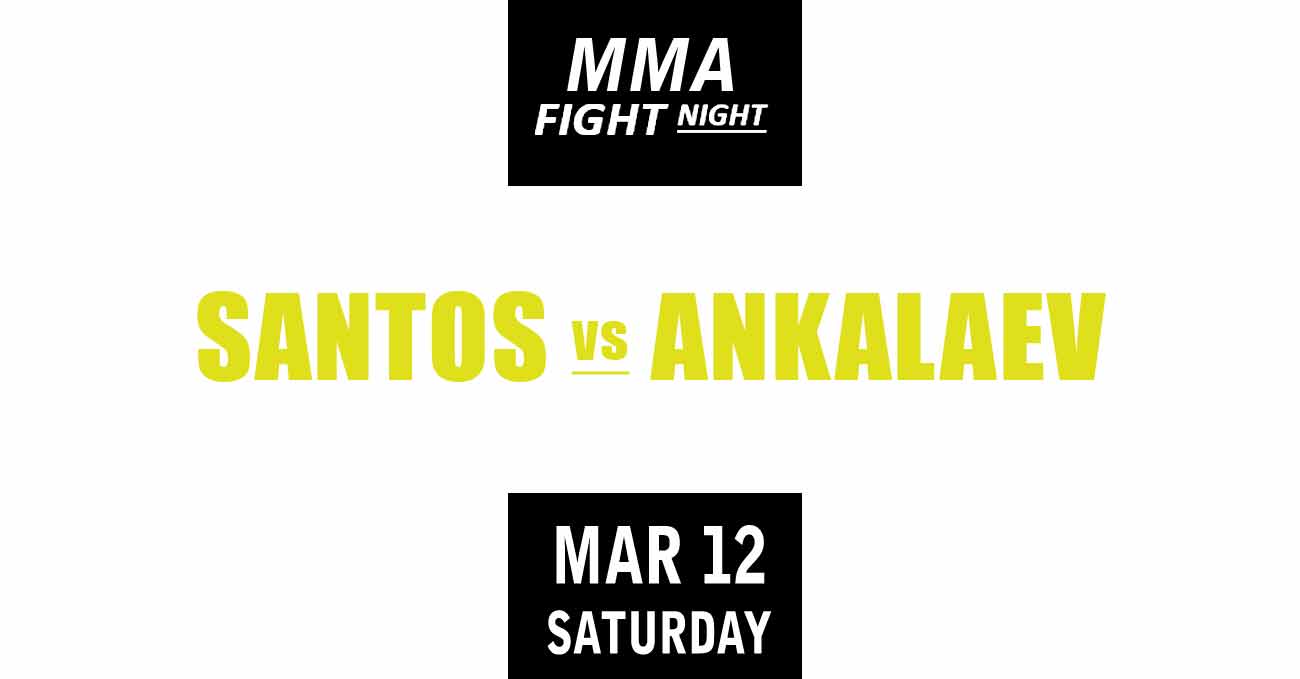 Thiago Santos vs Magomed Ankalaev full fight video UFC Vegas 50 poster by ATBF