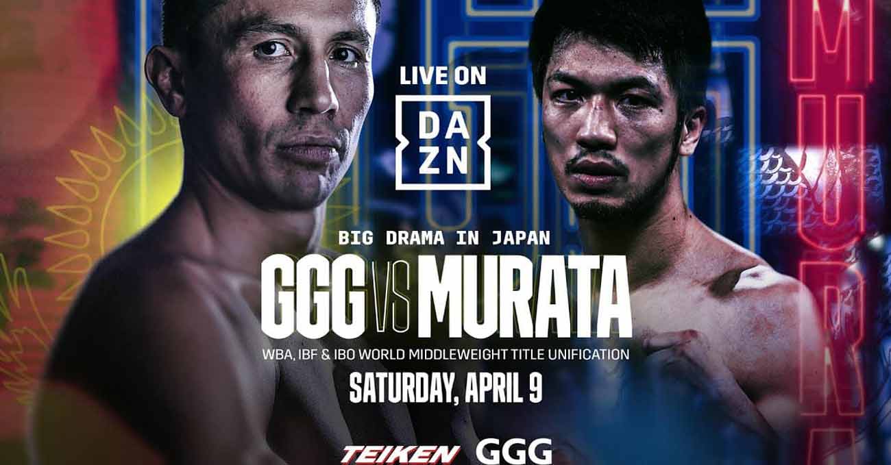 Gennady Golovkin vs Ryota Murata full fight video poster 2022-04-09
