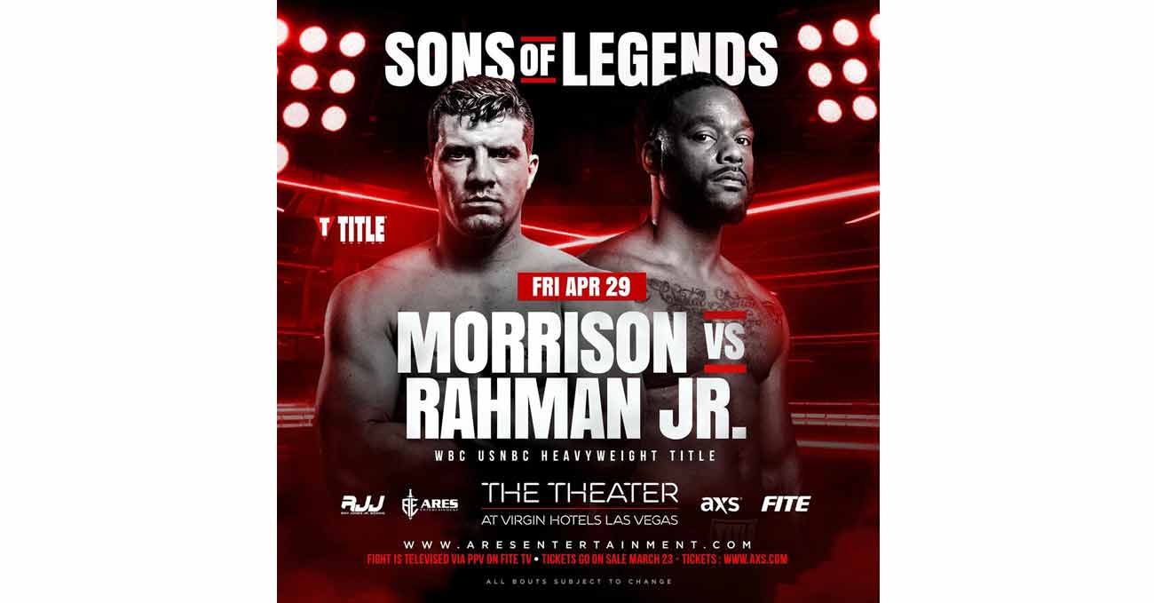 James McKenzie Morrison vs Hasim Rahman Jr full fight video poster 2022-04-29