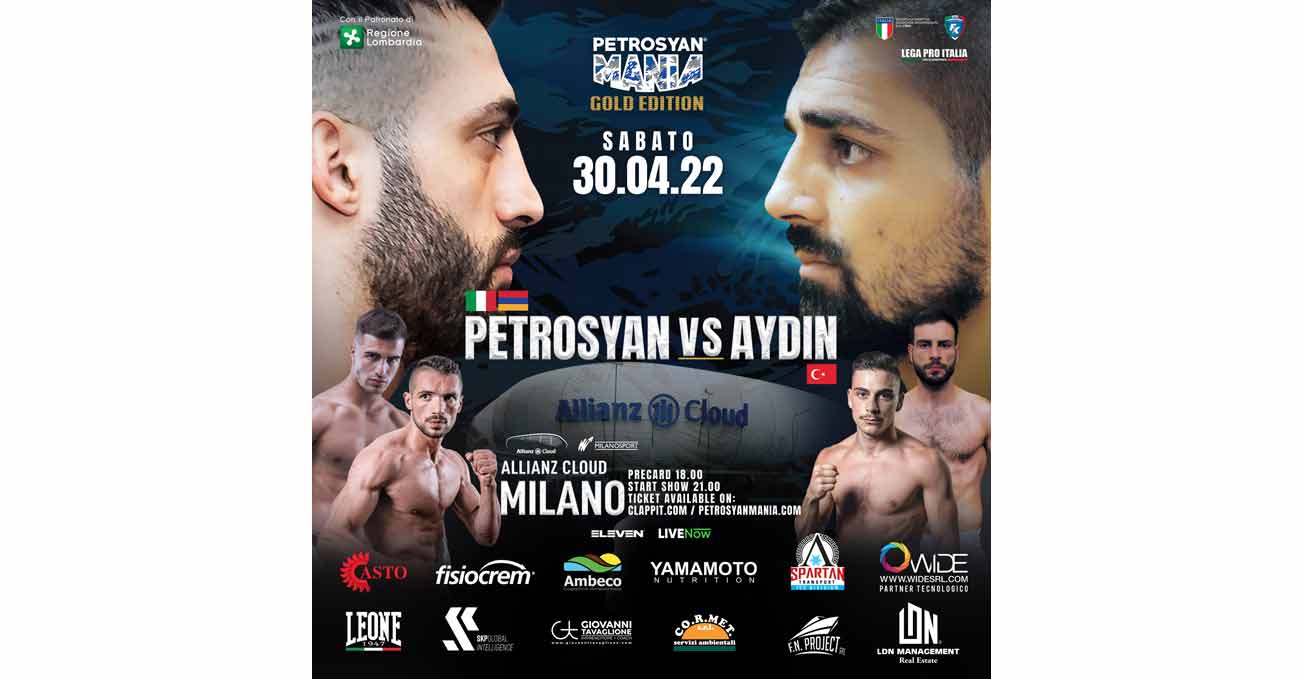 Giorgio Petrosyan vs Fatih Aydin full fight video PetrosyanMania GOLD EDITION poster