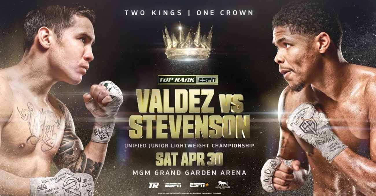 Oscar Valdez vs Shakur Stevenson full fight video poster 2022-04-30